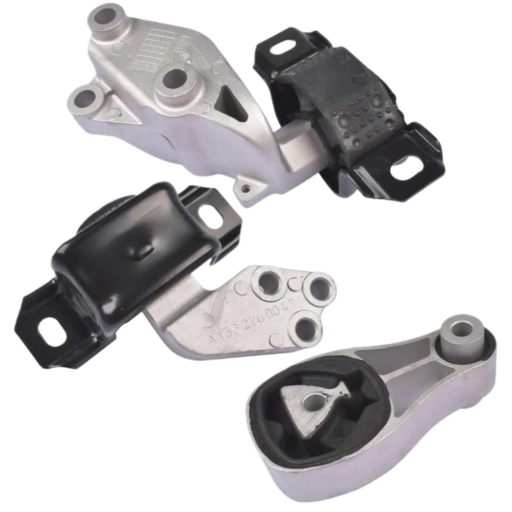 Aarawrnsx Onecolor Engine Motor And Transmission Mounts Set Of 3 Compatible With Fortwo 451 1.0L L3 2008 2015