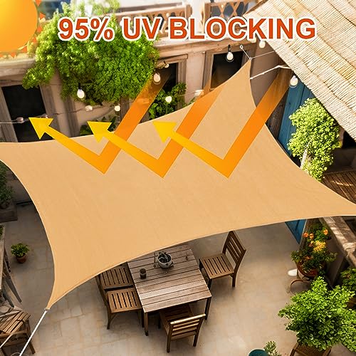 Amagenix YHSR162010 Sun Shade Sails Canopy thumb #2