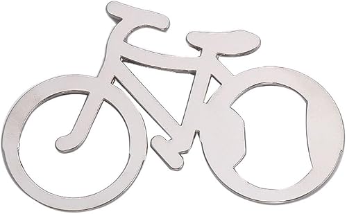Miniatura 7 de Abridor de botellas de cerveza de metal, abrebotellas de cerveza de vino para bicicleta, abridor de botellas en forma de bicicleta, lindo llavero