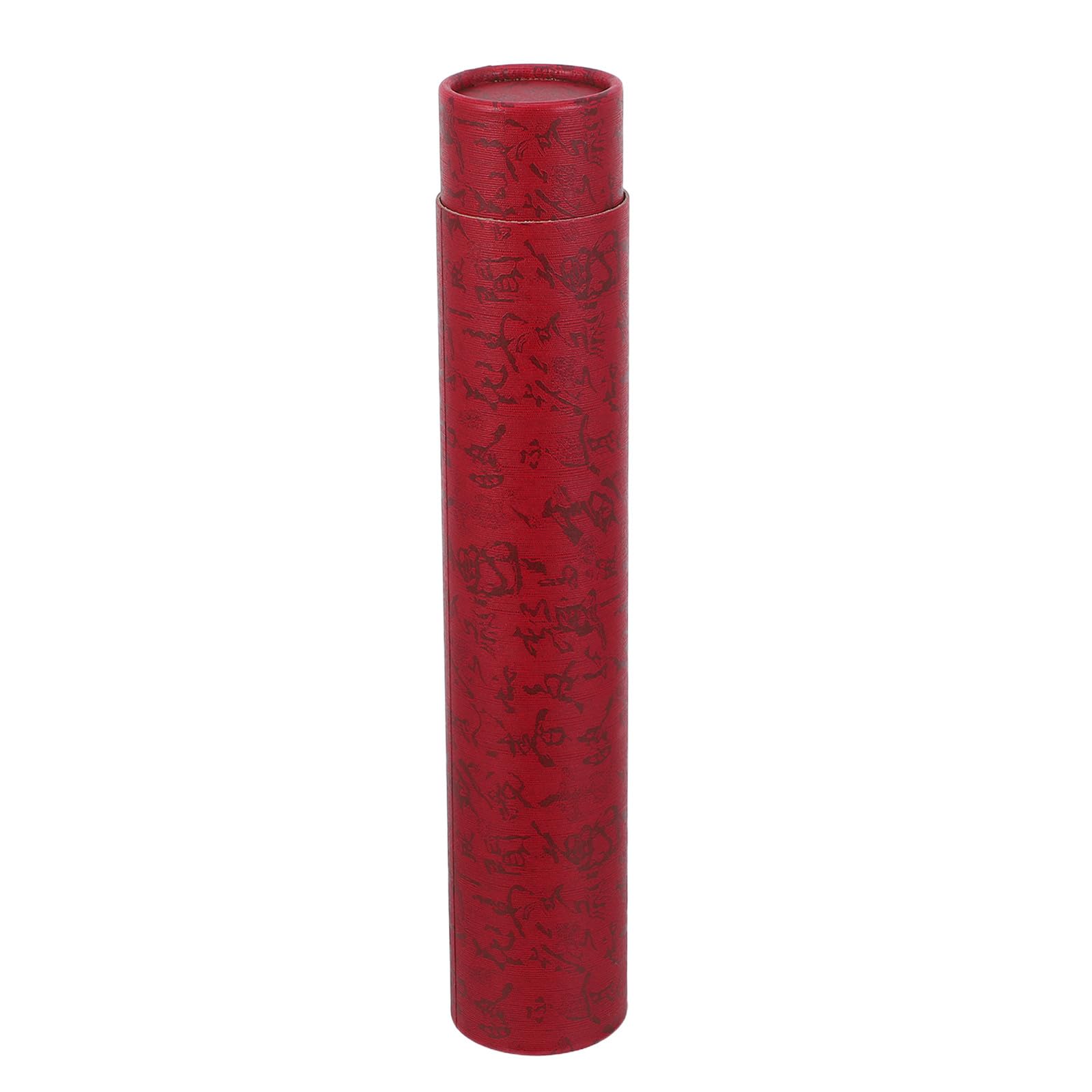 POPETPOP Tube Résistant la Lumière la Pluie de Rangement Extensible en Papier Rouge pour Œuvres d'art et Affiches pour Transport et Expédition Sécurisés