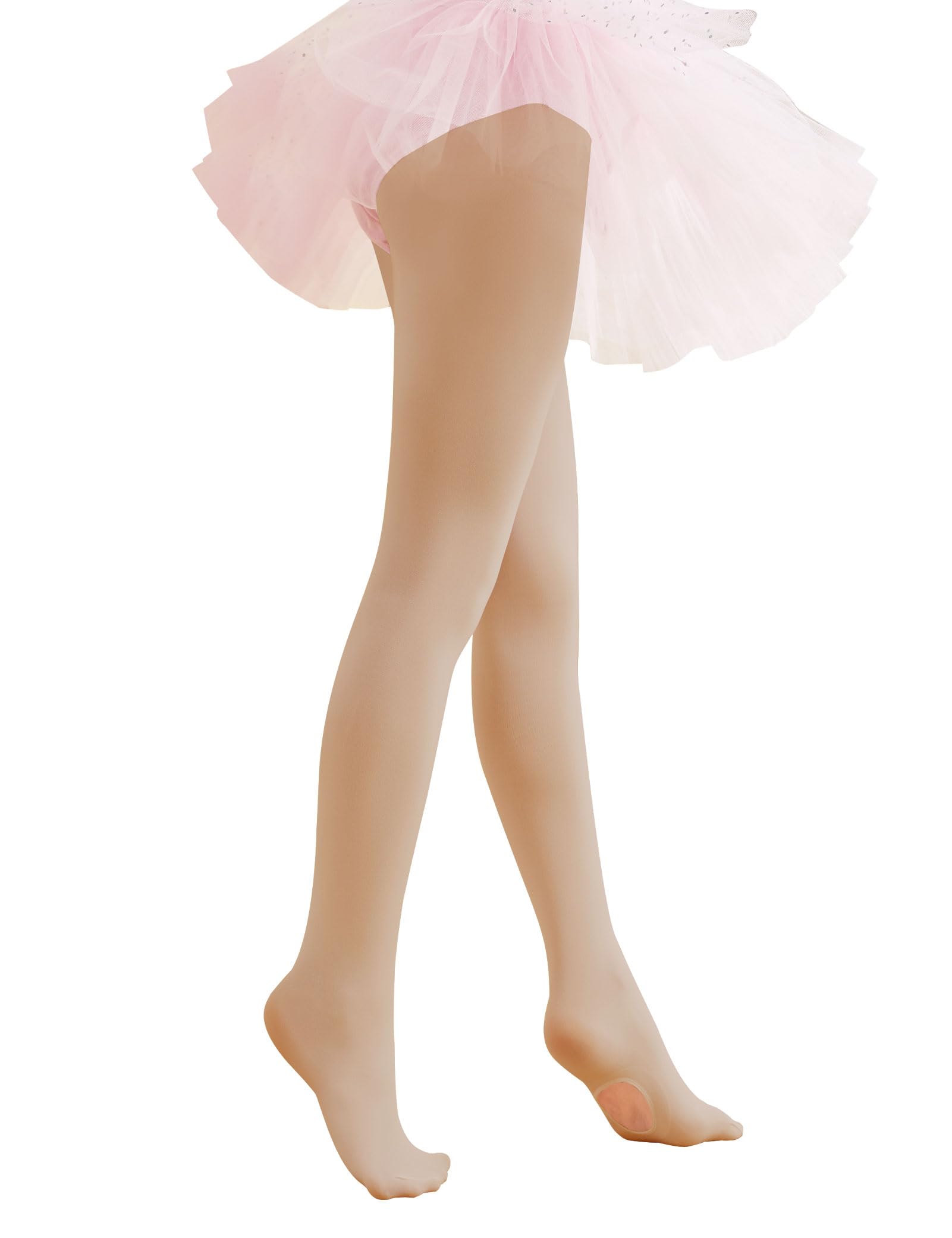 Dayrose Ballet Tights for Girls &amp; Women, 60D Ultra Soft Convertible Transition Tights for Ballet Dance, Gymnastics