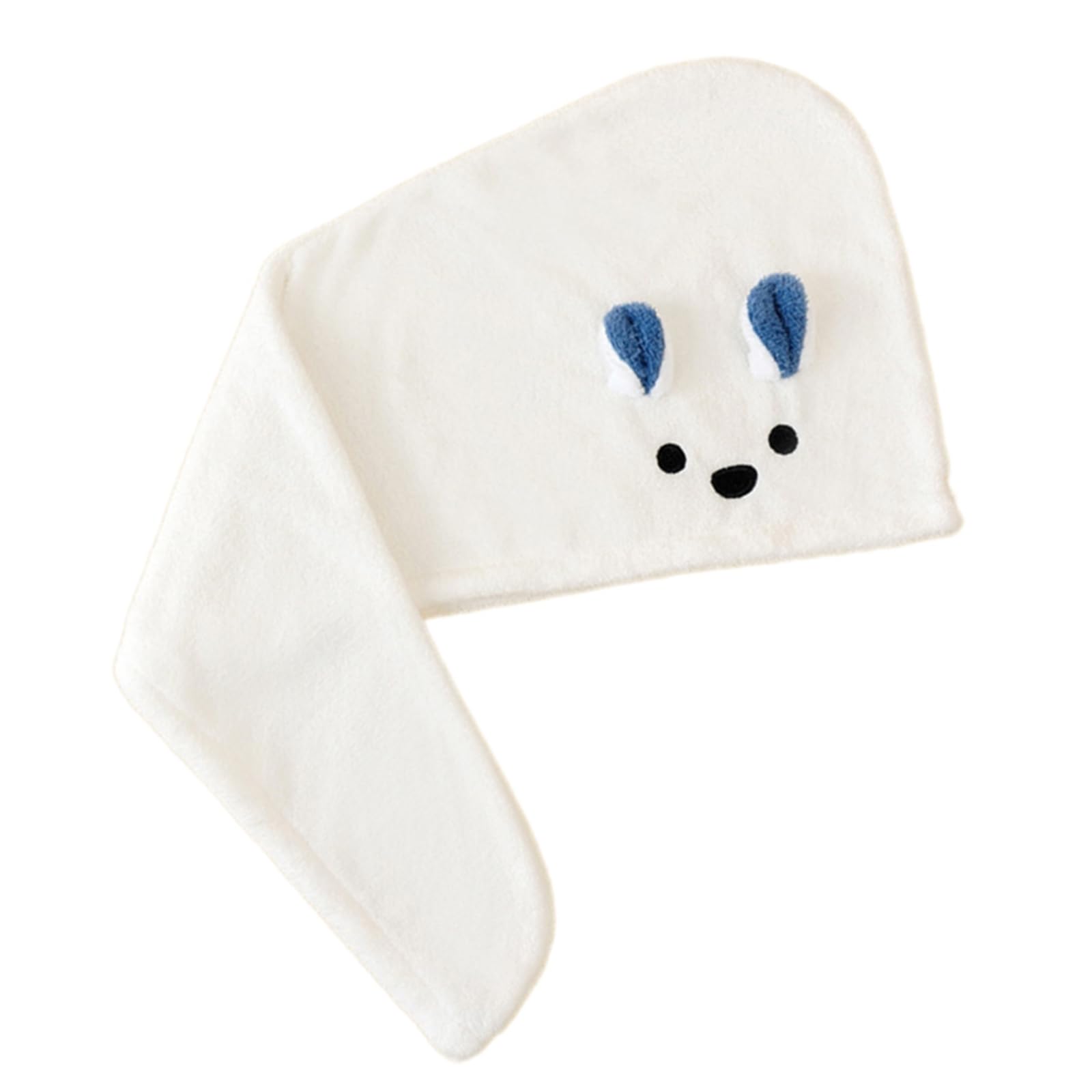 Snorvixre Accessories High Absorbency Cartoon Hair Towel Wrap Fast Drying Microfiber with Button for Wet Protections