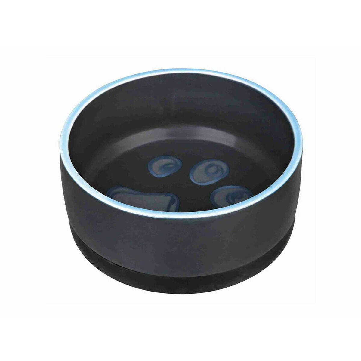 Trixie Ceramic Bowl with Rubber Bottom for Dogs, 0.4 Litre, Pack of 1