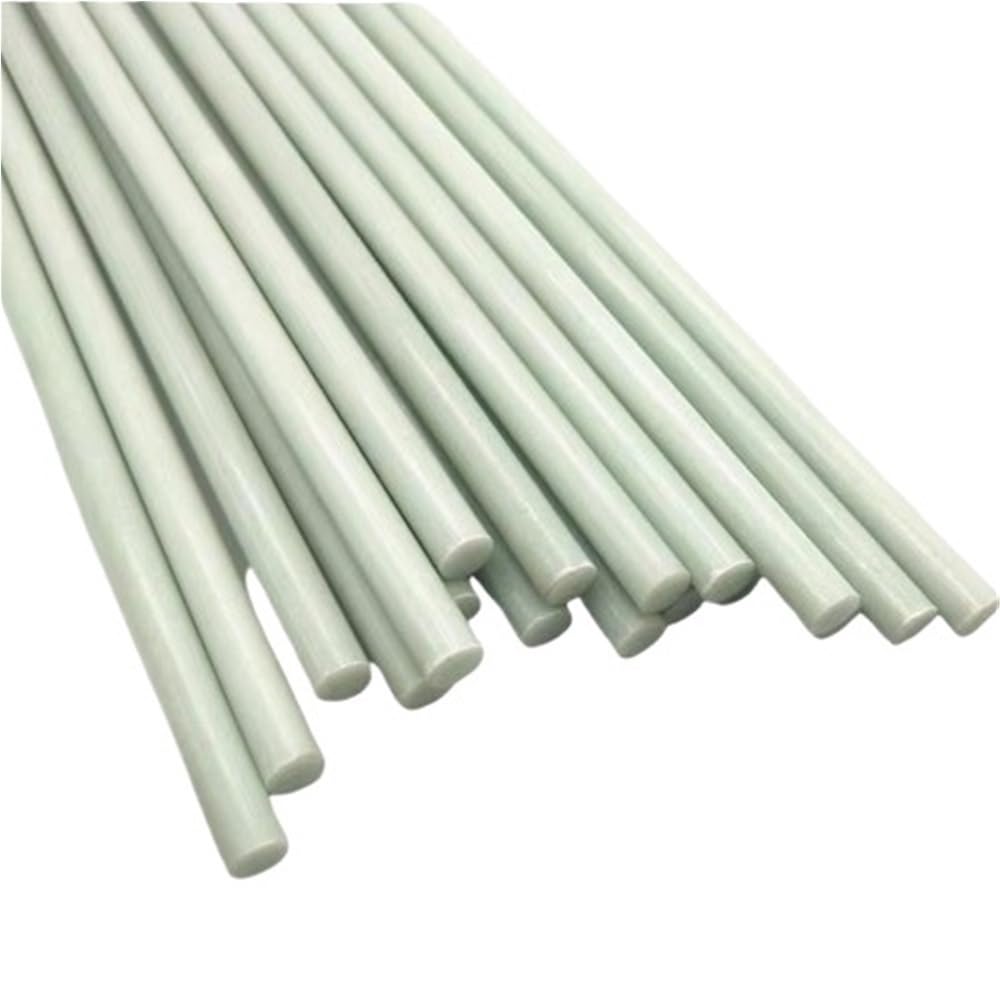 Varilla de Fibra de Vidrio, Varillas de Fibra de Vidrio (Paquete de 20) Barras Redondas de Fibra de Vidrio de 500 mm y Varios diámetros(3.0x500mm)