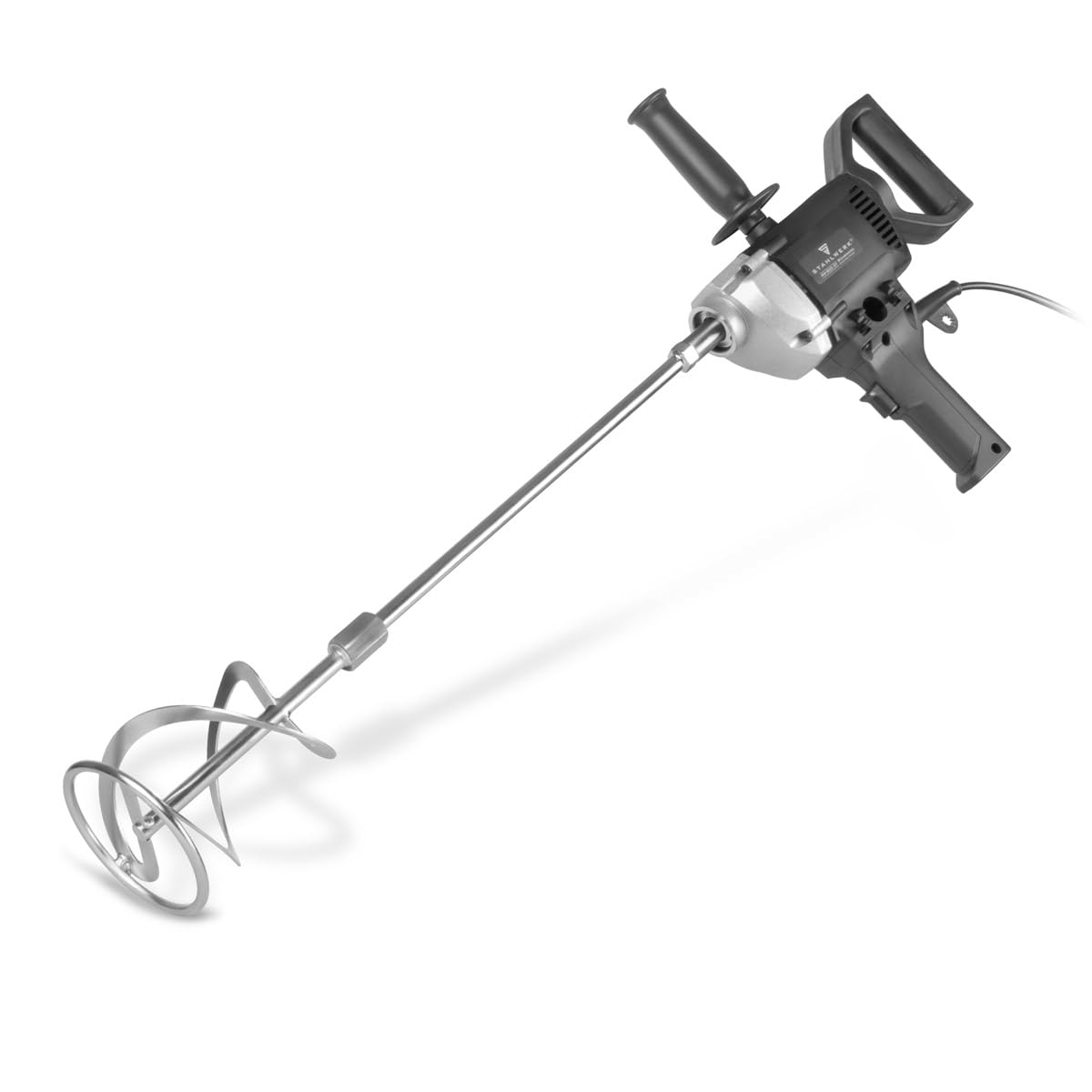 STAHLWERK Agitatore RW-800 ST - 800 W, 500 giri/min, mescolatore elettrico per malta in versione compatta e robusta, agitatore stabile, miscelatore per malta, miscelatore per calcestruzzo, miscelatore