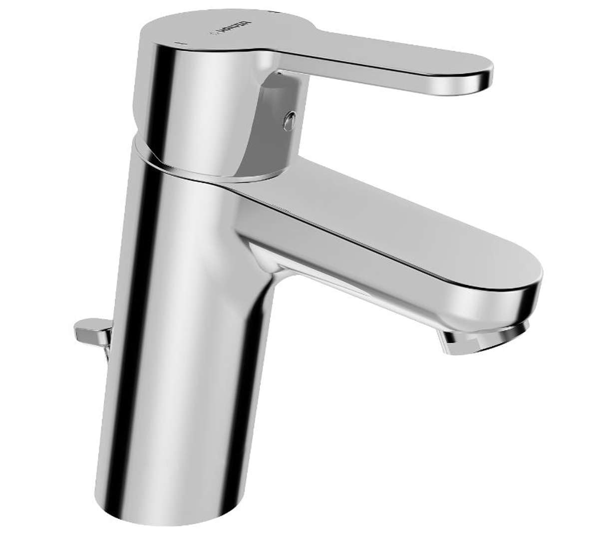 Hansa, 49562203, Miscelatore monocomando Hansa Primo XL con leva di comando con accessori, beccuccio 110 mm, cromo