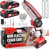 Electric 6 Inch Mini Small Cordless Battery Powered Handheld...