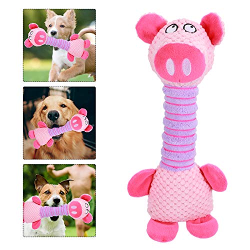 POPETPOP Cão Mastigar Brinquedos Interativos Brinquedos Do Cão de Pelúcia Em Forma de Porco Brinqued