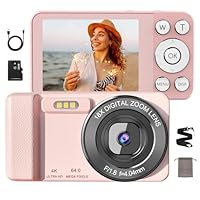 Amazon | 【2025年新モデル-初心者向け】デジタルカメラ 4K デジカメ