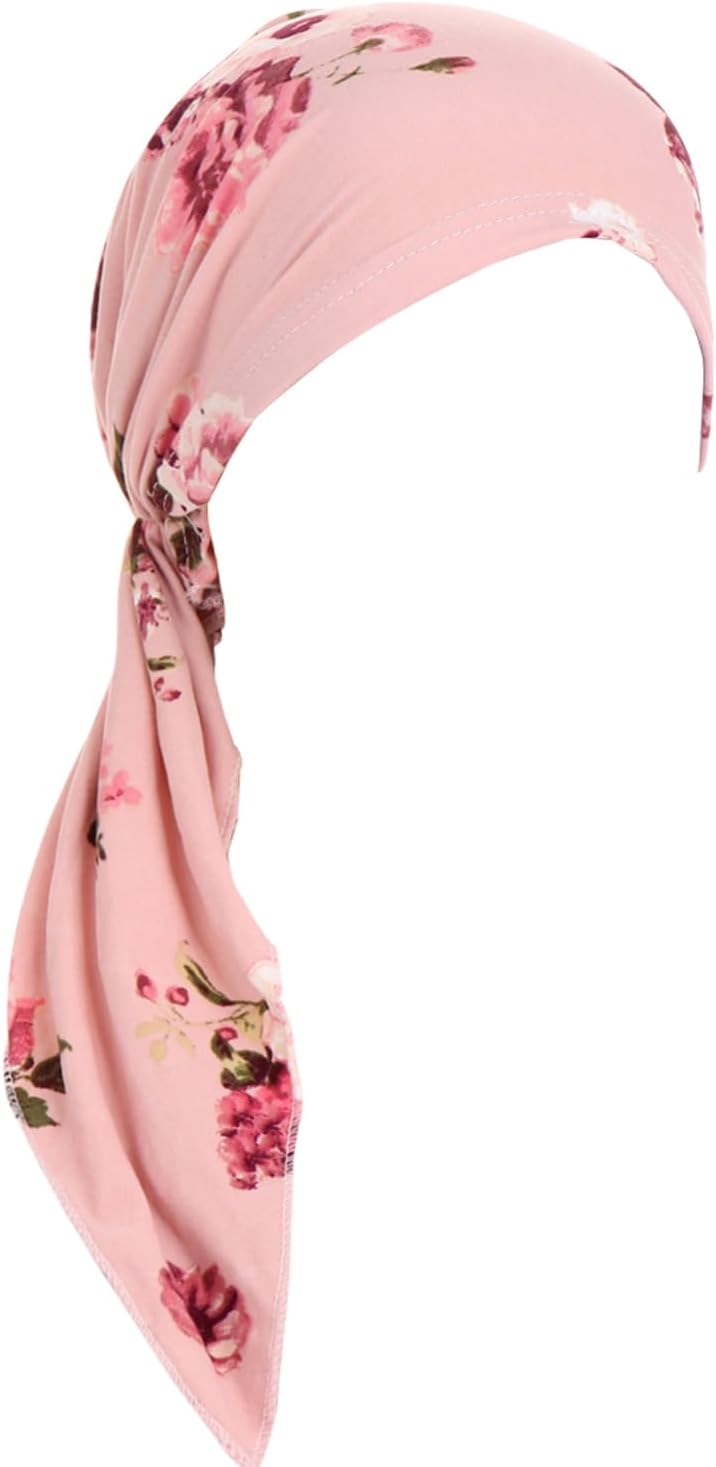 Chemo Headwear for Women Pre-Tied Head Scarf Headwraps Soft Turbans Cancer Hats Chemo Beanie Coverings Scarves