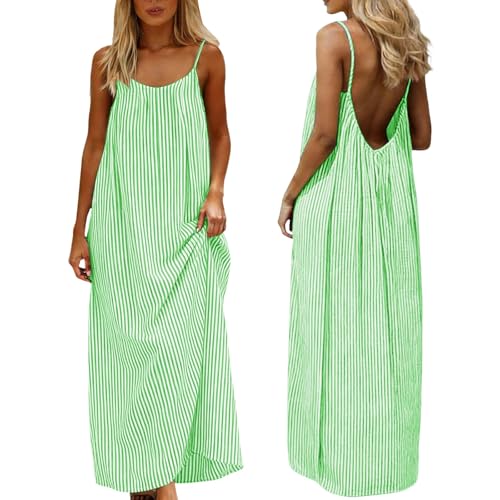 Robe dos nu femme à bretelles spaghetti pour vos vacances à la plage