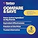 GenCare Senna Laxative 600 Tablets Senna 8.6mg Tablets with Natural Sennosides | Laxatives for Constipation, Bloating, Gas & Irregularity Relief. Safe & Effective | Generic for Senokot