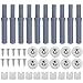 Produktbild KLYNGTSK 4 Stück Möbel Türschloss Drucktüröffner Push to Open Türöffner Magnet Druckschnäpper Türschließer Schubladen Türdämpfer Magnetische Druckverschluss Schranktür Möbel Türschloss Oeffner