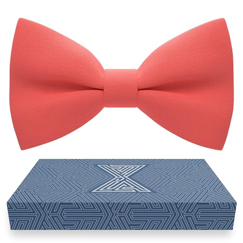 Image of Bow Tie House Mens Bowties Pre-tied Shape Clip on Bowtie Solid Men Formal Wear for kids, baby boys, toddler any age bow ties