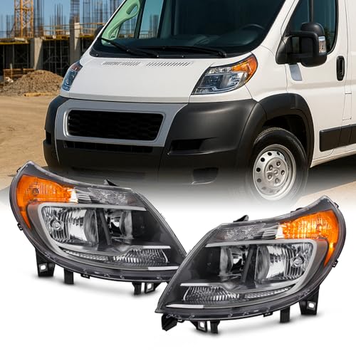 AKKON - Fit 2014-2022 Dodge Ram Promaster 1500 2500 3500 14-22 OE Style Headlights W/O DRL Assembly Pair