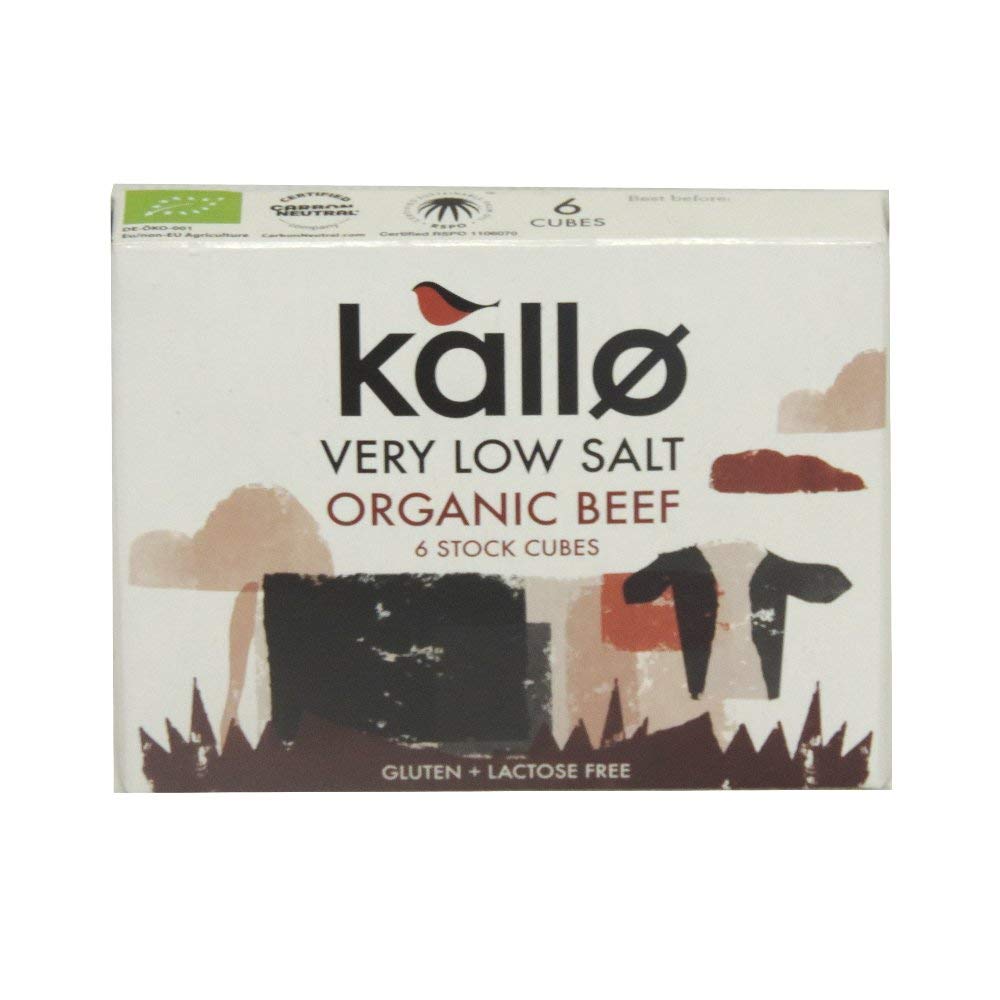 Kallo Free From Beef Stock Cubes 51 g