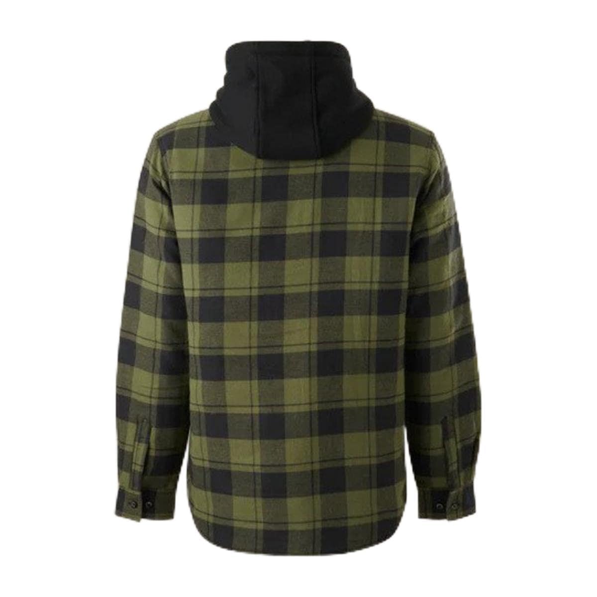 Hard Yakka Quilted Flannel Shacket Fern