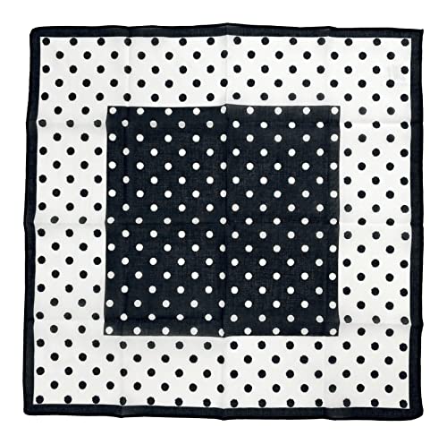 Image of Single Pack Bandanas 60s Premium Cotton Soft Thin Handfeel Large Handkerchief for Men and Women
