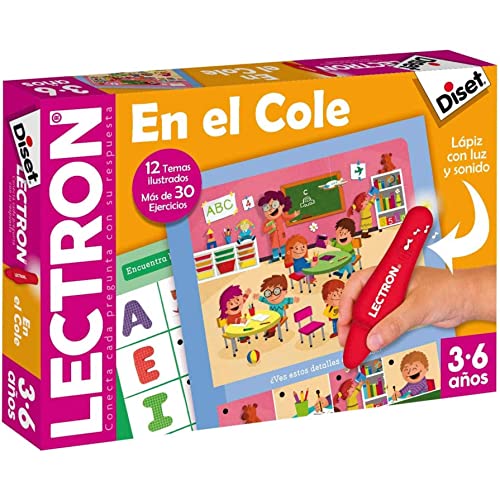 Diset En el Cole Pregunta-Respuesta, Juego de Mesa, Surtido, 39x27x5,3