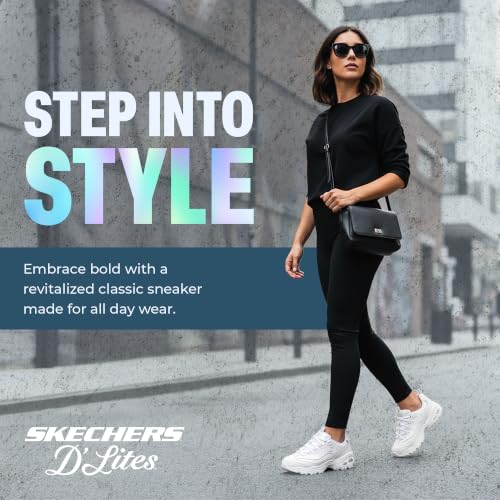 Image of Skechers Sport Women's D'Lites Fresh Start Memory Foam Lace-up Sneaker Fashion