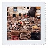 Square dimensions (in inches): 6 L x 6 W, image dimensions (in inches): 4 L x 4 W 100% poloyester; image is soft to touch. Made in USA Edges have pinking shear cut Image will not fade with washing. Image not a transfer, part of material