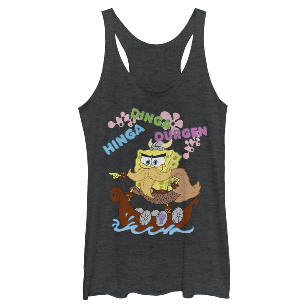 Nickelodeon Spongebob Squarepants Hinga Dinga Durgen Women's Racerback Tank Top