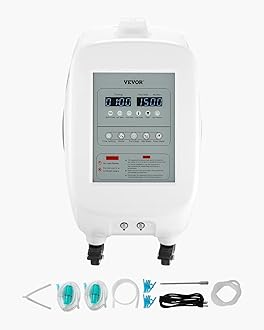 Hydrogen Inhalation Machine, 99.99% High Purity Hydrogen Inhaler, HO-Separated 1500ml/min (1000 H+500 O) Dual Port Hydrogen Oxygen Inhaler, Hydrogen-Rich Water Generator with Wheels for Home