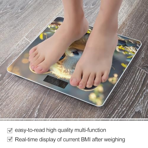 Báscula Digital de Vidrio Templado para Baño Cute Animal miniatura 5