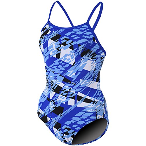 Maillot de bain deux pièces filles Dolfin Zephyr bleu pour la natation