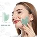Fuasha Gua Sha Facial Tools Premium 2-in-1 Jade & Rose Quartz Gua Sha Set - Lymphatic Drainage Scraping Massage Stone - Facial Tools Sculpting Pack - Guasha Tool for Face
