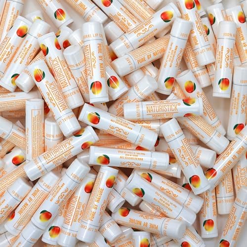 Naturistick Natural Beeswax Lip Balm 150-Pack | Mango Bulk