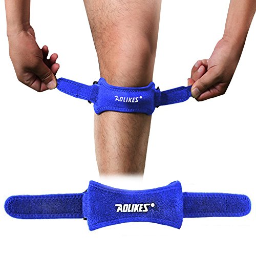 MAIBU Patella knie riem 2 pakketten verstelbare knie ondersteuning Band voor hardlopen, wandelen, Tennis, Basketbal, Jumpers knie, Volleybal