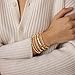 Gold Bracelets for Women Waterproof, Stackable Bracelets for Women Non Tarnish, Dainty Simple Jewelry Sets Inclued Beaded/Cuban/Paperclip/Herringbone/Rope Link Chian With Adjustable 2