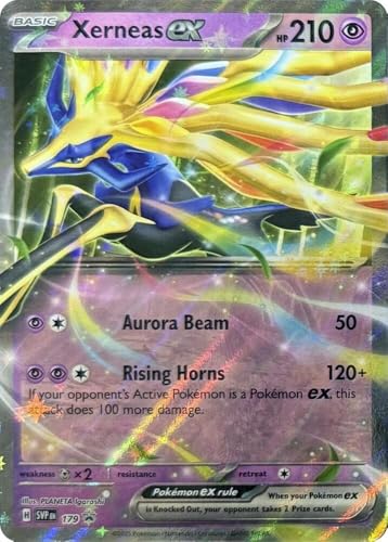 Pokemon - Xerneas ex 179 - Scarlet Violet Black Star Promo - Foil Single Card