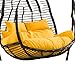 ZHANGYY Cuscino Grande per Sedia Doppia Altalena, Cuscino per Sedia Amaca sospesa da Patio Senza Supporto Cuscino per Sedile a Cesto Appeso Addensato per Interni all'aperto-Viola 110x150 c