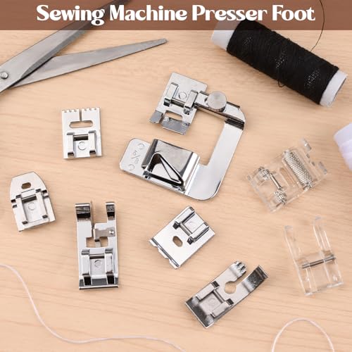 Set de 19 piezas de pies para máquina de coser miniatura 4