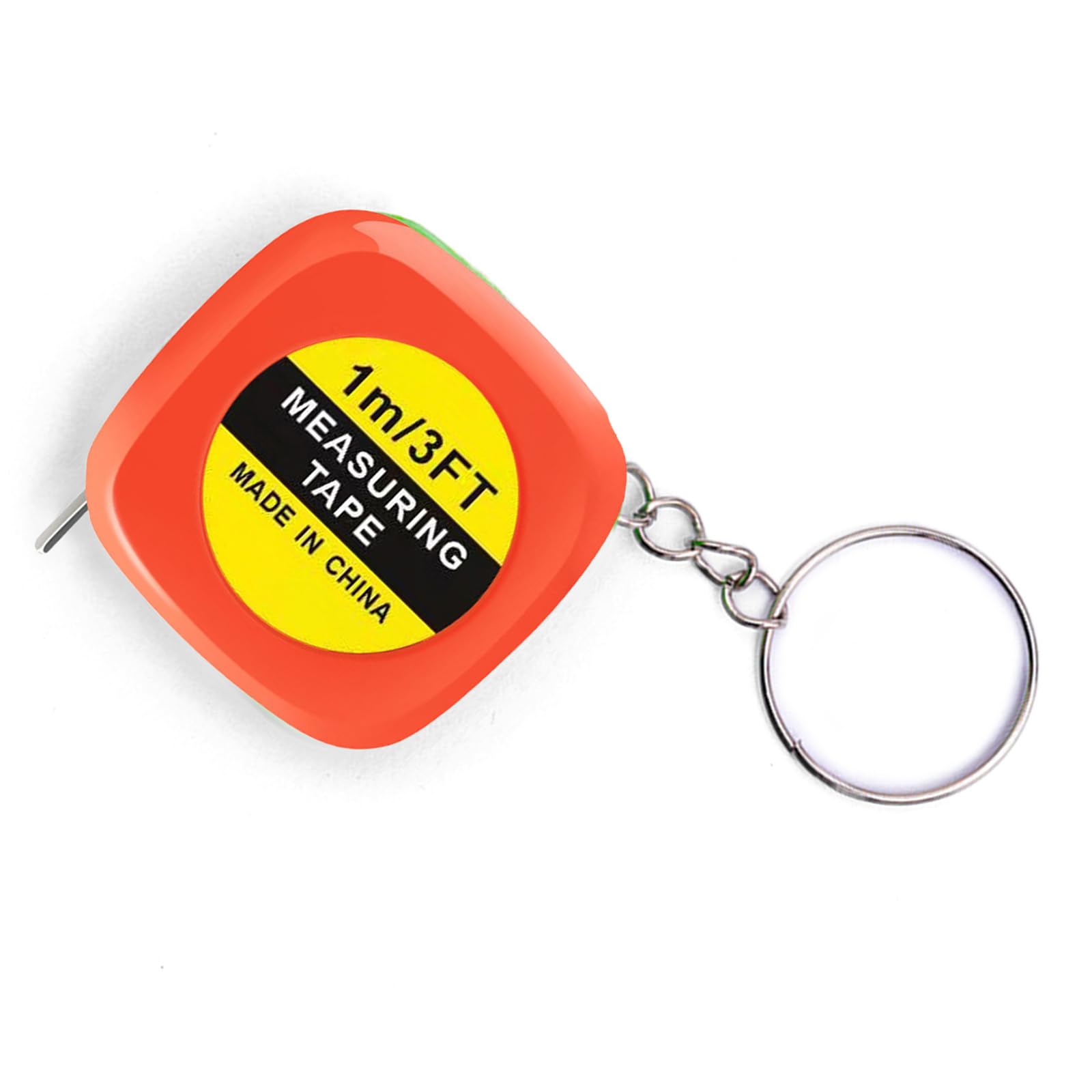 Jiingekk Red Auto Retracting Small Size Tape Measure 1M Portable Pocket Size For Clothing Measurement Double Scale Tape Measure Body Measuring