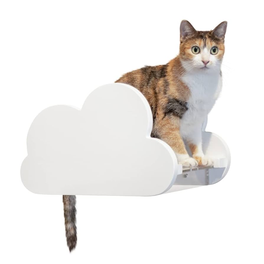 MYZOO MOKU 雲 キャットステップ 猫 透明 クリア（透明）キャットステップ】MYZOO-MOKU（全2色）