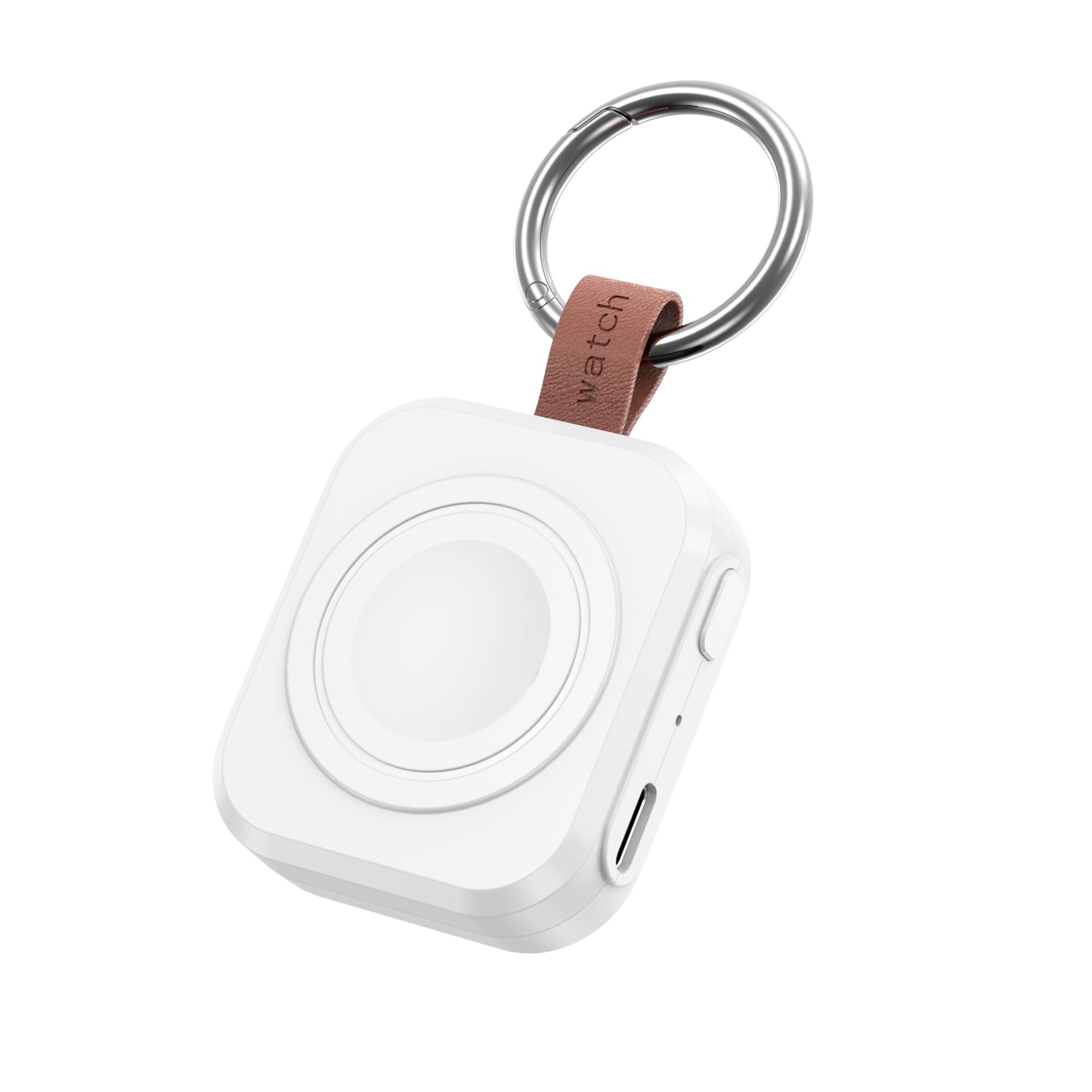 Tragbares Ladegerät für Apple Watch, iWatch-Ladegerät mit Schlüsselanhänger, 1200 mAh Magnetisches iWatch-Schnellladegerät, kompatibel mit Apple Watch Series 10/9/8/7/6/SE/5/4/3/2/1