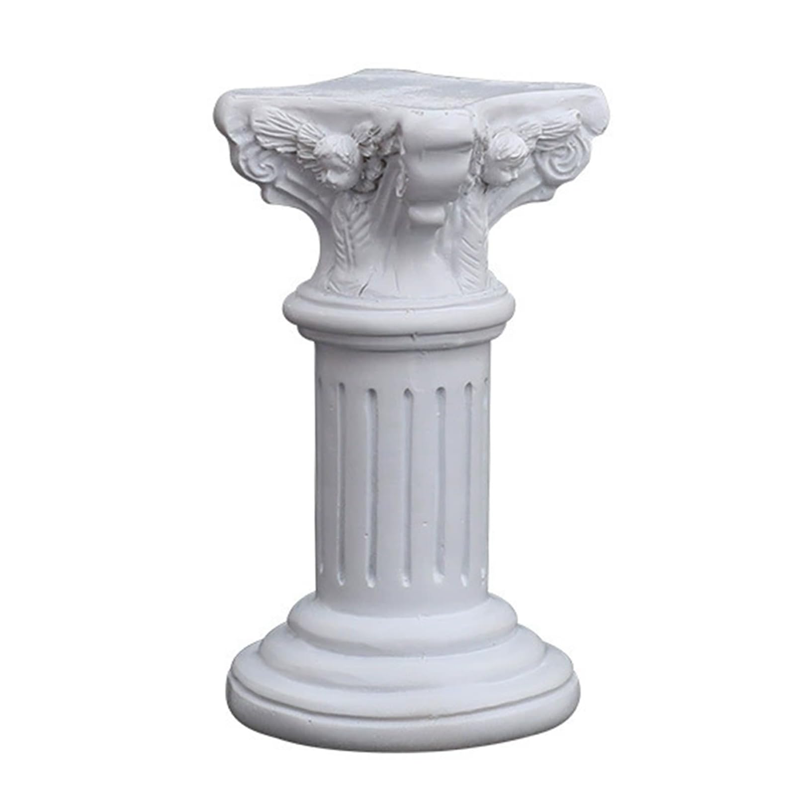 Pasisuu Roman Column Ornaments Resin Greek Architectural Sculptures Classic Pillar Decor for Office Desktop Home Garden Wedding Table Art Gifts B S