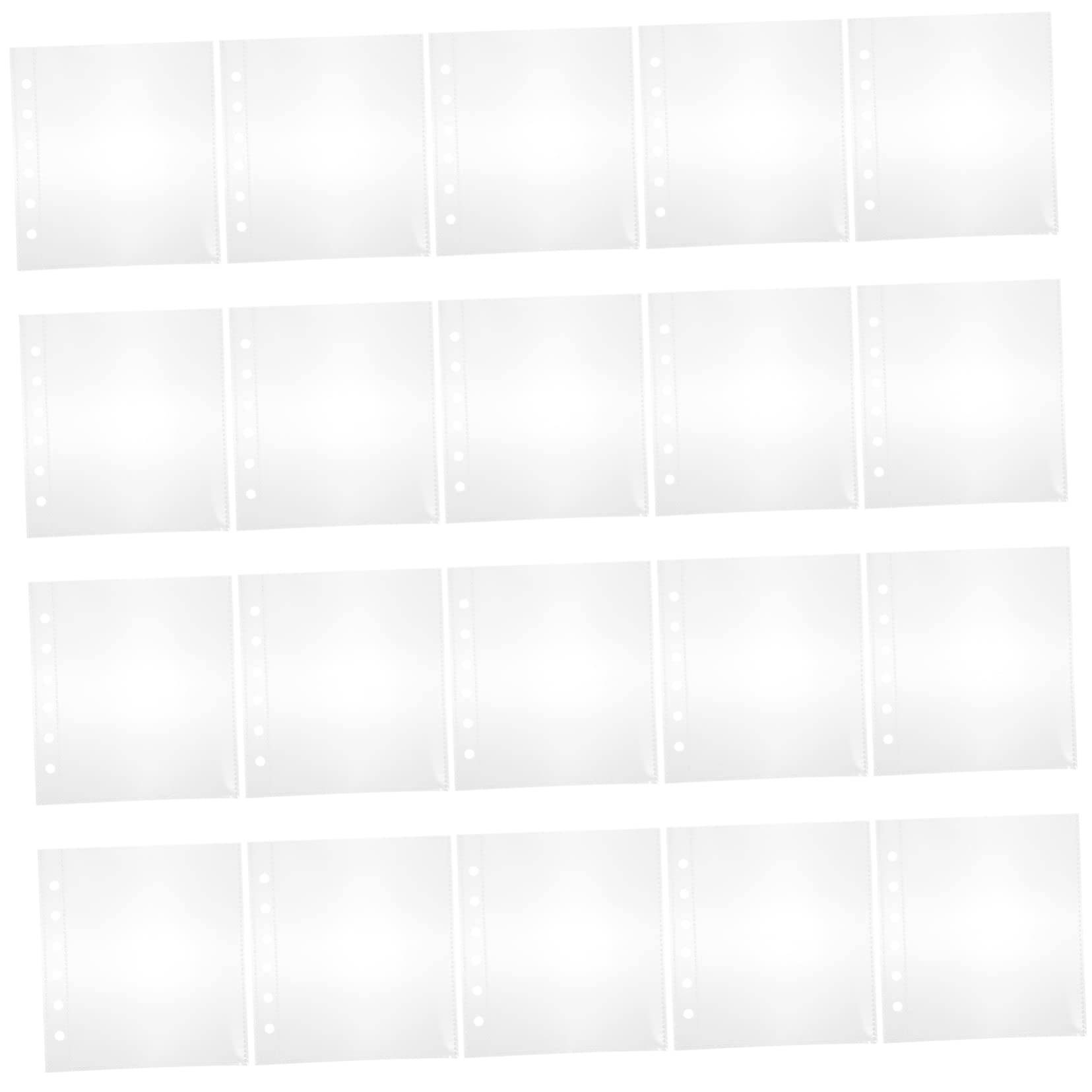 GRIRIW 50pcs 12x12 Scrapbook Page Protectors Page Refill Protectors Scrapbook Binder Pages Scrapbook Refill Page Photo Album Refill Page Scrapbook Page Cover Scrapbook Accessory PVC