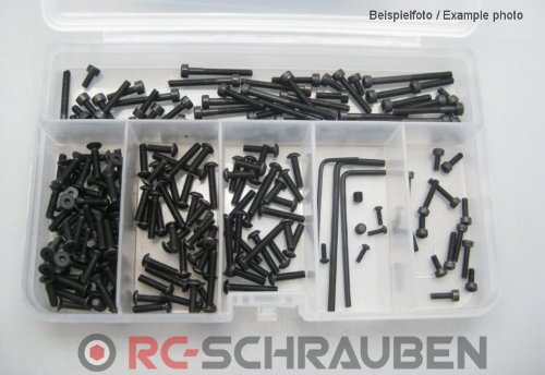 Preisvergleich Produktbild Schrauben-Set für den Mugen MRX-3 -hochfester Stahl
