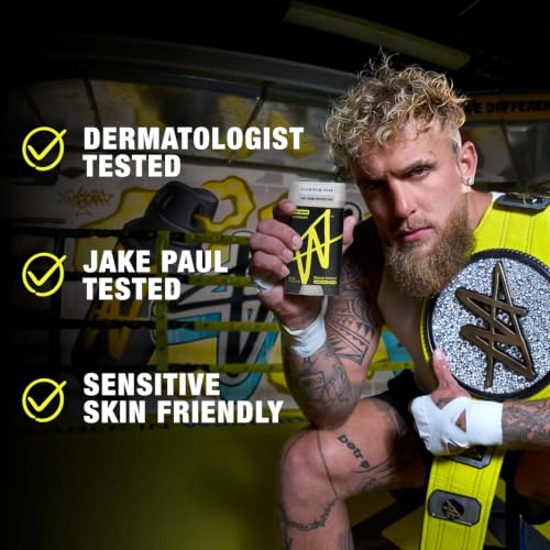 Image of W By Jake Paul Men's Aluminum-Free Deodorant, Sensitive Skin Friendly, Dermatologist Tested, Vitamin-Infused Deodorant for Men, Deep Woods Scent, 2.6 oz