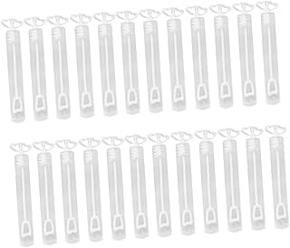 jojofuny 24pcs Empty Bubble Bottle Bubble Wands for Kids Heart Water Bottle Outside Toys Bubble Tube Wedding Favors for Guests Bubble Solution Bubble Water Bottle Bubbles Fun Toys Child Air
