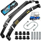 ENEKERP Golf Cart 3-Leaf Rear Spring Suspension Kit for Club Car DS 1981-Up