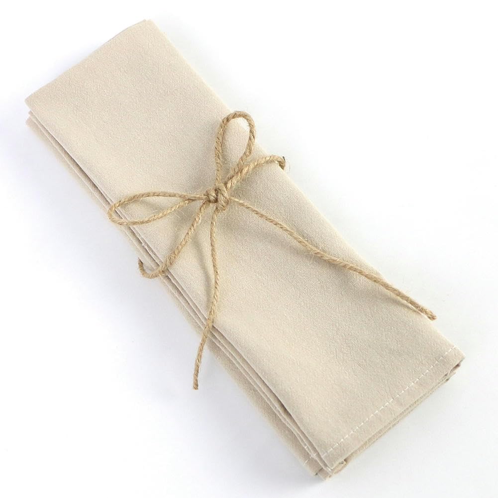 50 Juego de servilletas de 30 x 45 cm de mesa de algodón verde salvia para decoración de boda, Pascua, Navidad, fiesta