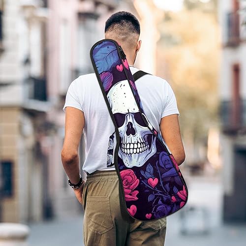 Waterproof Oxford Cloth Ukulele Bag Fairy with Bird and Flower Durable & Stylish Ukulele Case with Storage Floral Skull Lover - Les Beatles, Paul McCartney, John Lennon, RIngo Starr, George Harrison Waterproof Oxford Cloth Ukulele Bag Fairy with Bird and Flower Durable & Stylish Ukulele Case with Storage Floral Skull Lover – Image 6