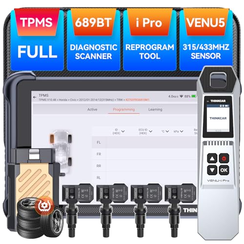 Complaint 6 THINKSCAN 689BT TPMS Combos, Professional OBD2 Scanner Diagnostic Tool with TPMS, Activate/Read/Learn Sensor Tool with VENU iPro, Programming Sensors(Pack in 315/433MHz VENU5) Only