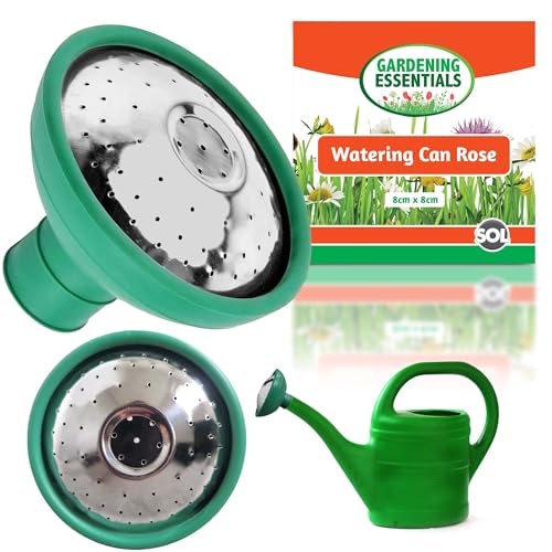 SOL Universal Watering Can Rose Head Durable Watering Can Outdoor Easy to Attach & Remove Watering Can Sprinkler Head Fine Spray for Seedling & Gardening Sprinkler Sprayer For Gentle Plant Care
