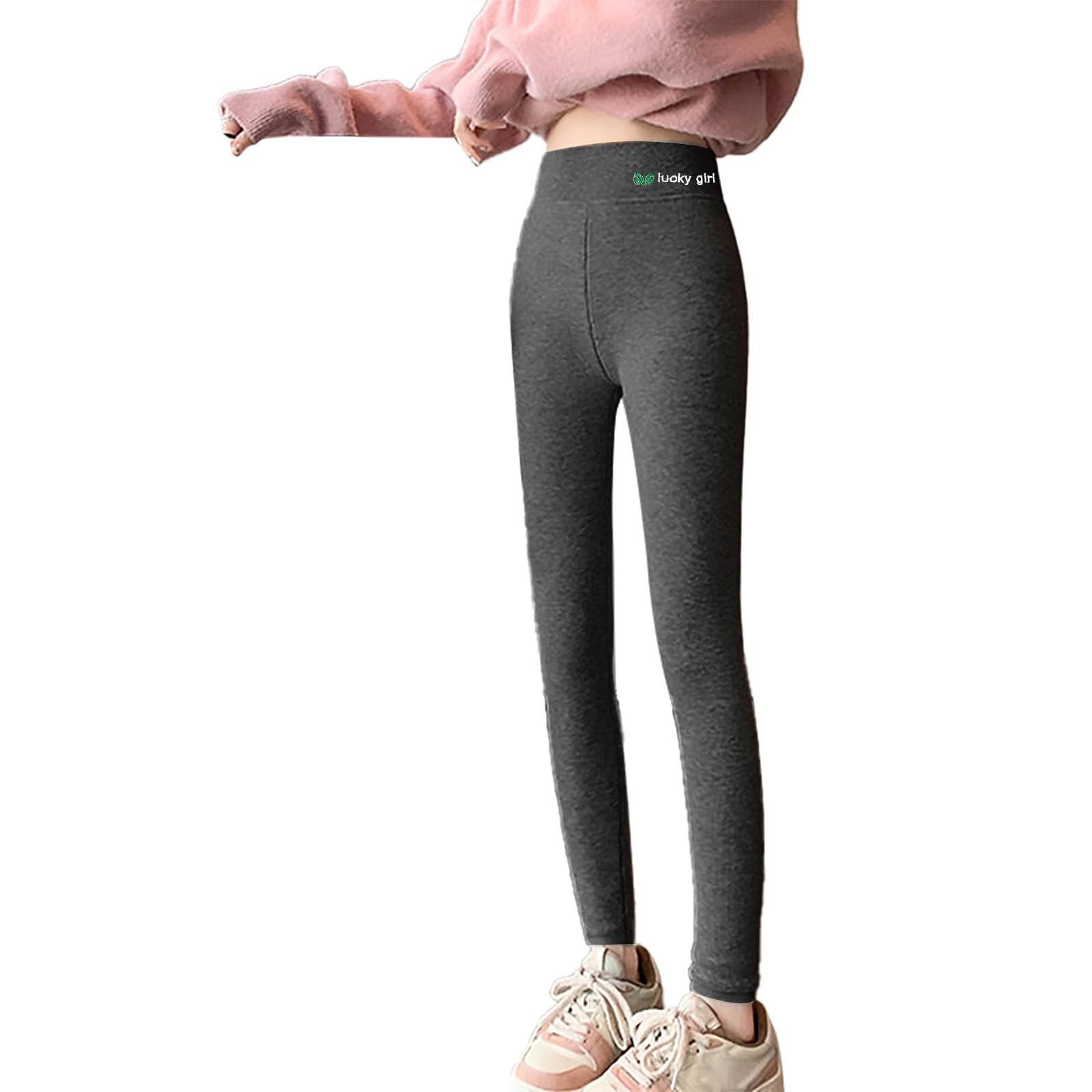 Fleece Leggings Fleece Lined Leggings Women Sheer Denim Jeans